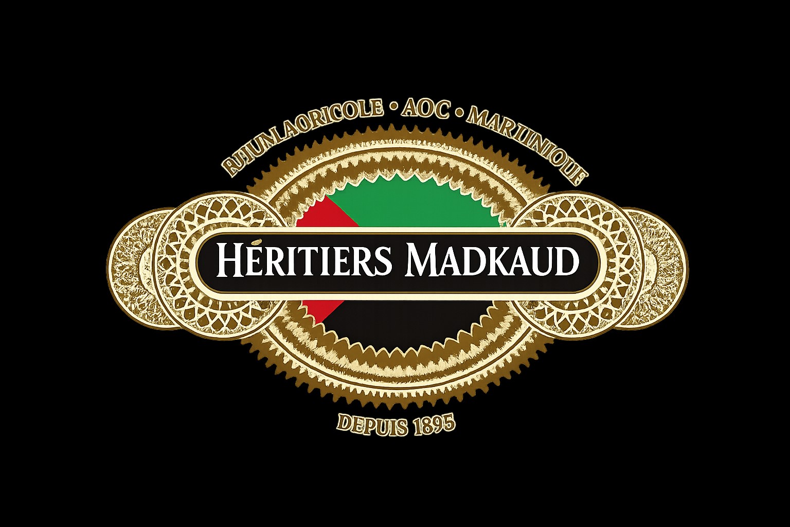 Logo Héritiers Madkaud — Rhum agricole AOC Martinique, depuis 1895